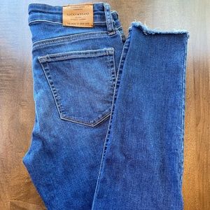 Lucky Brand Raw Hem Jeans!